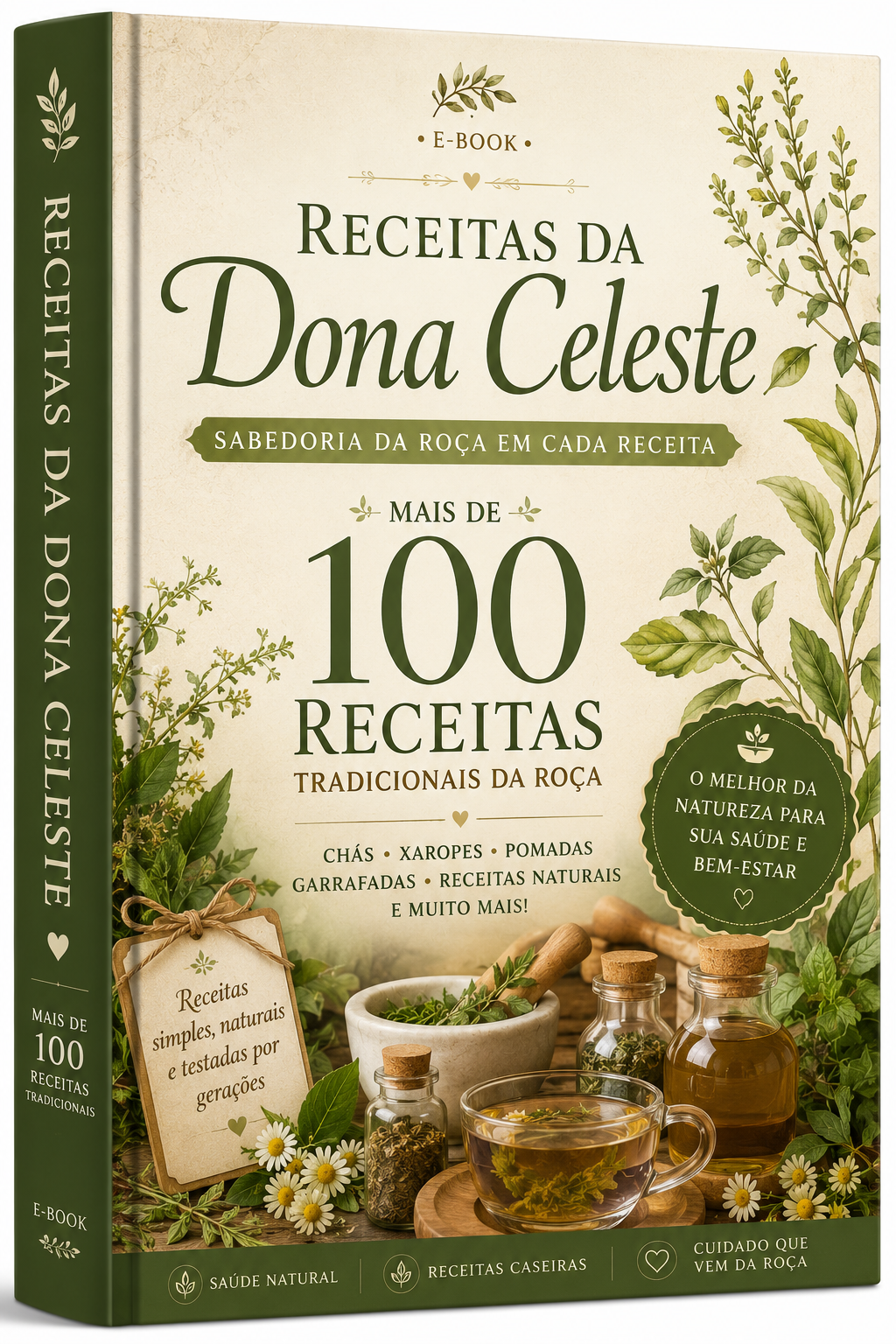 Capa do e-book Receitas da Dona Celeste